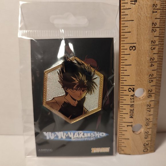 Yu Yu Hakusho Hiei Golden Series Collectible Enamel Pin Official Anime Product - Picture 2 of 4